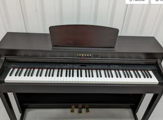 Yamaha Clavinova CLP 545 Mahogany Digital Piano – Refurbished