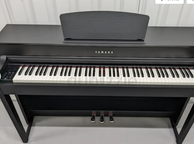 Yamaha CLP 535 Black Refurbished Piano for Sale