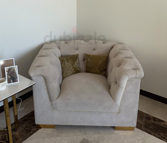 3 piece sofa and armchair set, only 1 year old