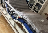 Electrical Medical Bed in Optimal Conditions, electrical anti bedsore mattress and Oxigent tank