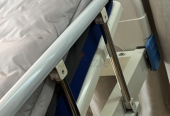 Electrical Medical Bed in Optimal Conditions, electrical anti bedsore mattress and Oxigent tank