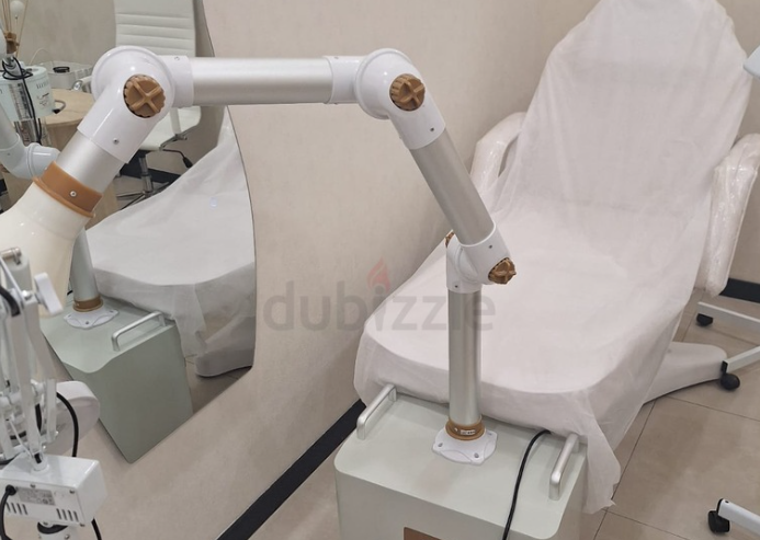 Facial Steamer and magnifying Lamp with examination Bed For Sale