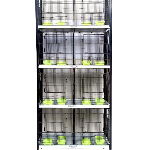 MBS Heavy Duty Stackable Tower Bird Cage 91*45*45 8 Portions