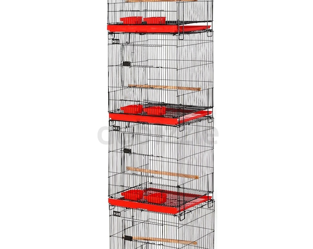 MBS Stackable Tower Bird Cage 45*45*45