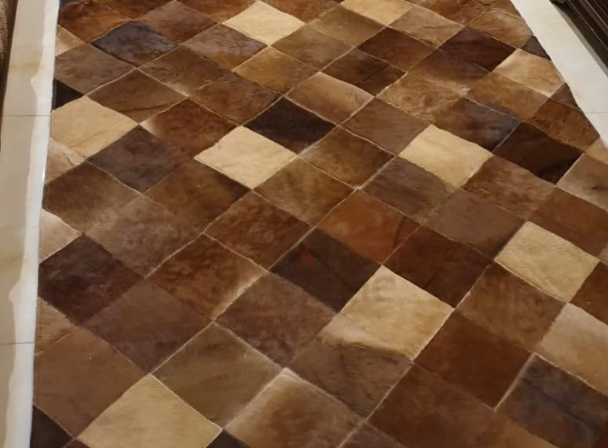 Cowhide carpet