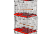 MBS Stackable Tower Bird Cage 60*45*45