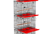 MBS Stackable Tower Bird Cage 60*45*45