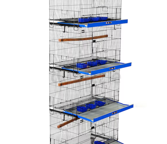 MBS Stackable Tower Bird Cage 76*45*45