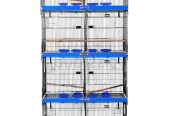 MBS Stackable Tower Bird Cage 91*45*45 8 Portions