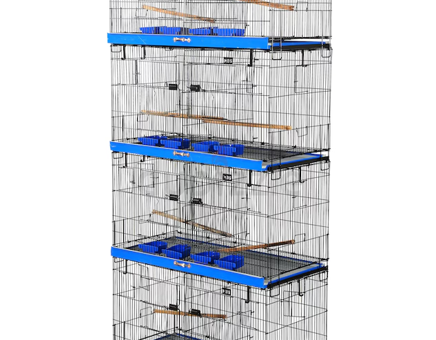 MBS Stackable Tower Bird Cage 91*45*45 8 Portions