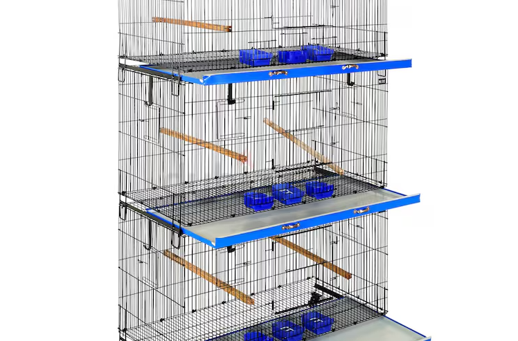 MBS Stackable Tower Heavy Duty Flight Bird Cage 117*60*60