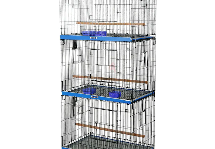 MBS Heavy Duty Stackable Tower Bird Cage 91*60*60