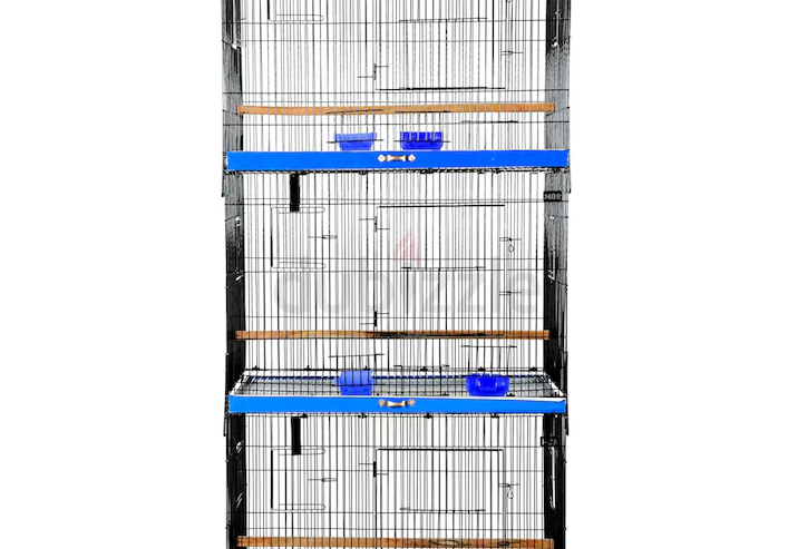 MBS Heavy Duty Stackable Tower Bird Cage 91*60*60