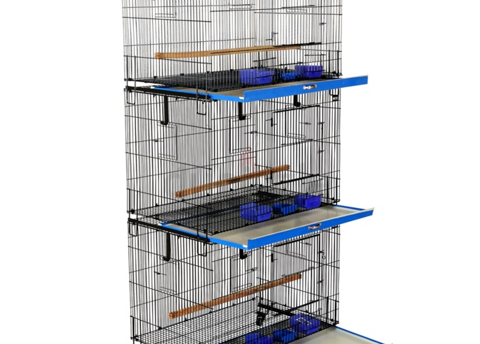 MBS Heavy Duty Stackable Tower Bird Cage 91*60*60