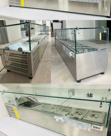 New Salad Bar Chiller Horizontal with containers