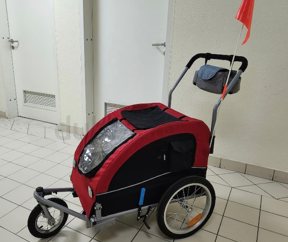 2 in 1 Medium- Large Dog Stroller !