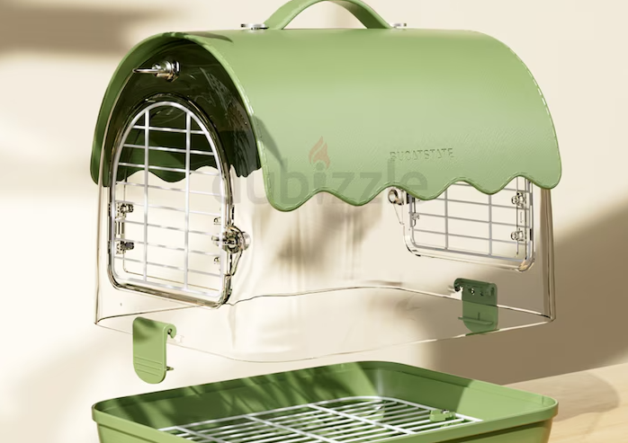 Hi Pets Supplies Luxury Bird Cage Carrier Transporter Bird Cage