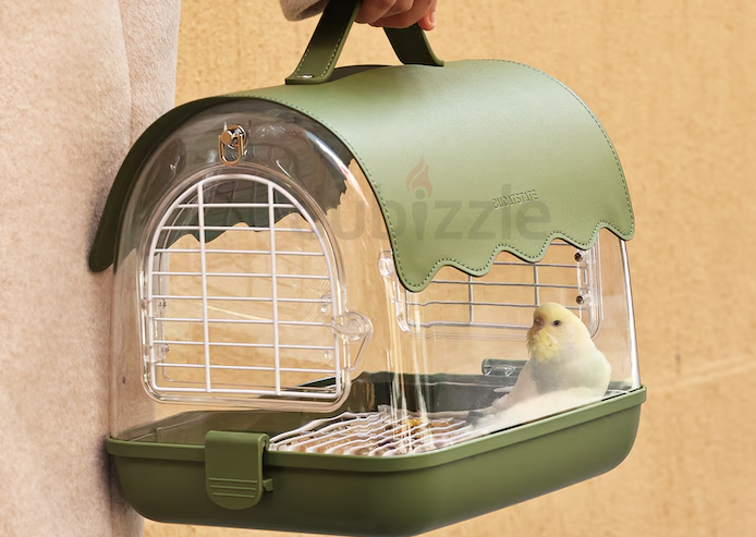 Hi Pets Supplies Luxury Bird Cage Carrier Transporter Bird Cage