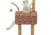 Cat stretching tree animal giraffe design