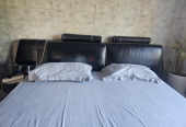 Full grain Leather bedset with matress