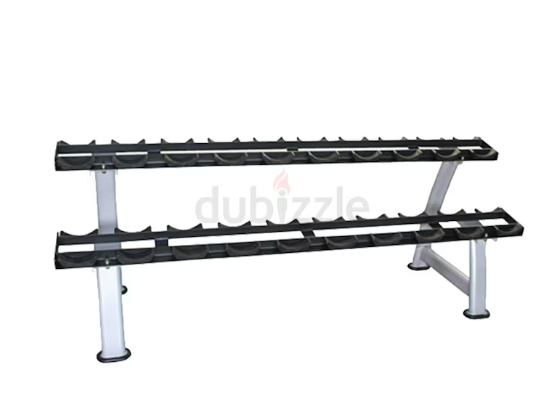 Commercial Quality 2-Tier Dumbbell Rack Stand,