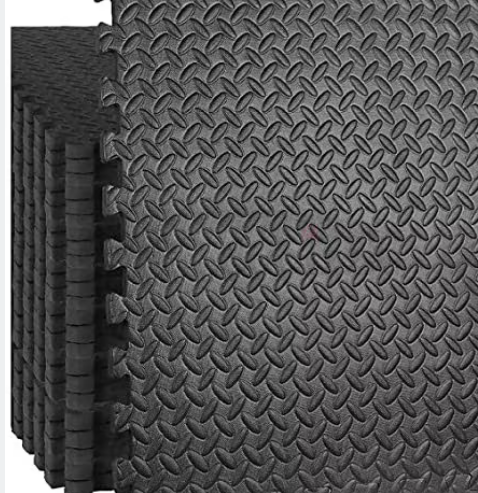 YALLA HomeGym 10MM Puzzle Exercise Mat with EVA Foam Interlocking Floor Tiles Packag