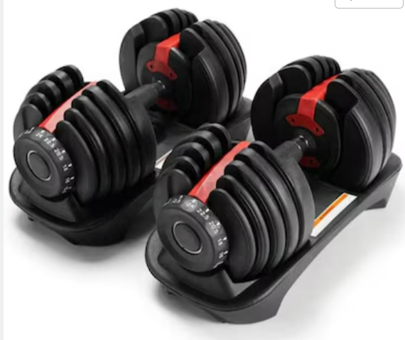 24KG PAIR OF ADJUSTABLE DUMBBELLS