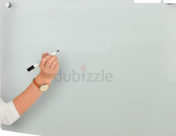 Glass Board 100×60 cm, Dry-Erase Board, Tempered Glass Whiteboard