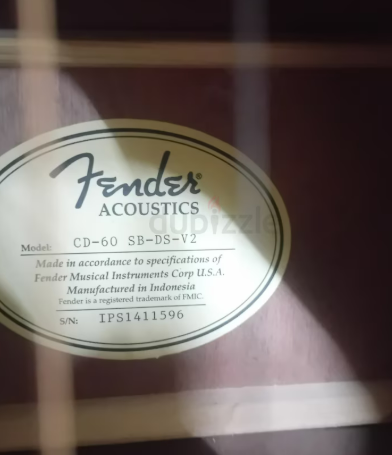 Fender acoustics guitar for sale