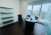 Fitted and Furnished | Burj Khalifa and Lake View | Pantry and Washroom