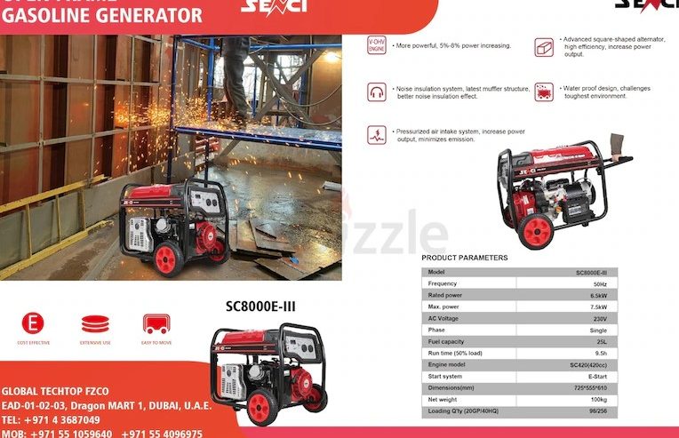 SENCI GENERATORS BRAND NEW