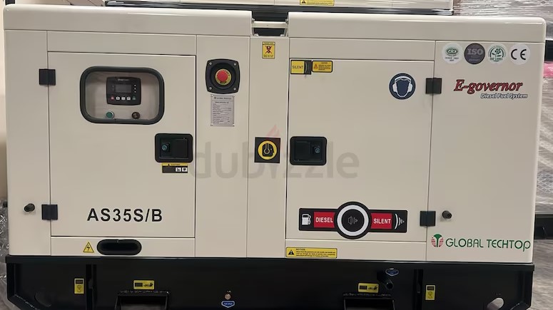 GLOBAL TECHTOP BRAND NEW GENERATORS 35 KVA