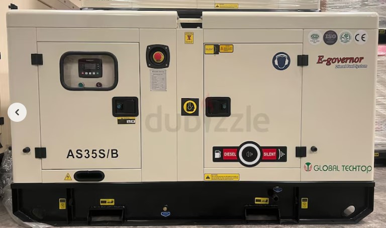 GLOBAL TECHTOP BRAND NEW GENERATORS 35 KVA