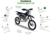 SHARMAX Power Max 145 with WARRANTY (pitbike, dirt bike , اندورو، دراجات الطرق الوعرة) |1855