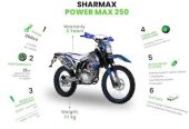 SHARMAX Power Max 250 with WARRANTY (enduro, dirt bike , اندورو، دراجات الطرق الوعرة) |1831