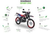 Sharmax Sport 250 with Warranty (enduro, dirt bike , اندورو، دراجات الطرق الوعرة) |1825