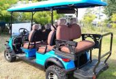 Megawheels 6 seater Premium Golf cart with off road tyres and Lifted suspension with warranty