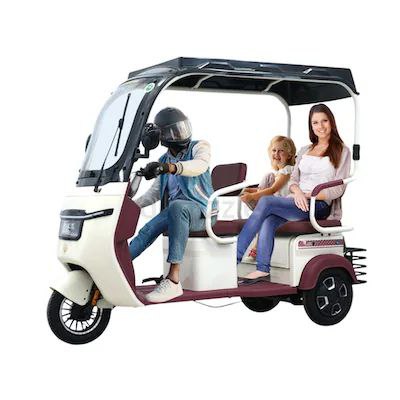 Megawheels 500 kms range Solar Commander cart for 3 passengers with 1 yr warranty