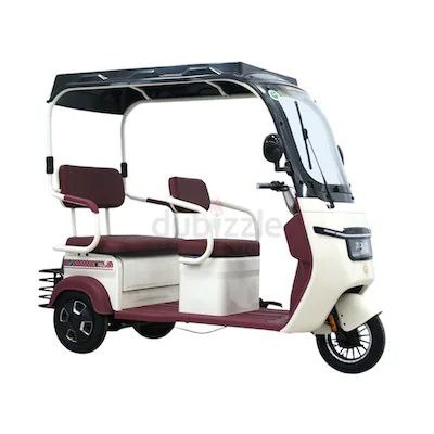 Megawheels 500 kms range Solar Commander cart for 3 passengers with 1 yr warranty