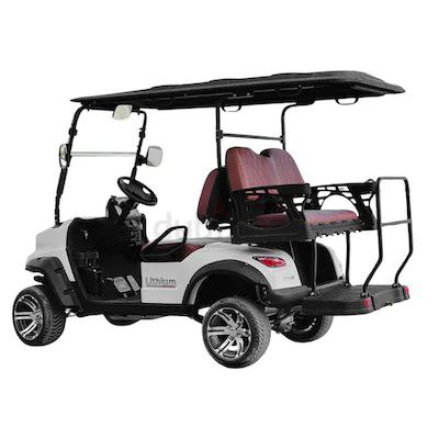 Megawheels Green Rider Golf cart 2+2 with Lithium Battery 3 years warranty