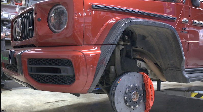 Carbon ceramic brake system for Mercedes-Benz G63 2018 –