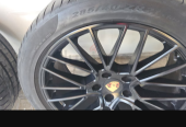 RS spyder Porsche Genuine 21 inch black set with Pirelli tires