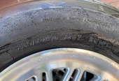 4 rims with tires