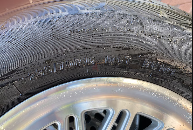 4 rims with tires