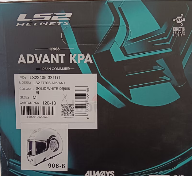LS2 ADVANT MODULAR HELMET WITH DUAL VISOR 180 DEGREE FLIP