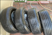 4 rims with tires