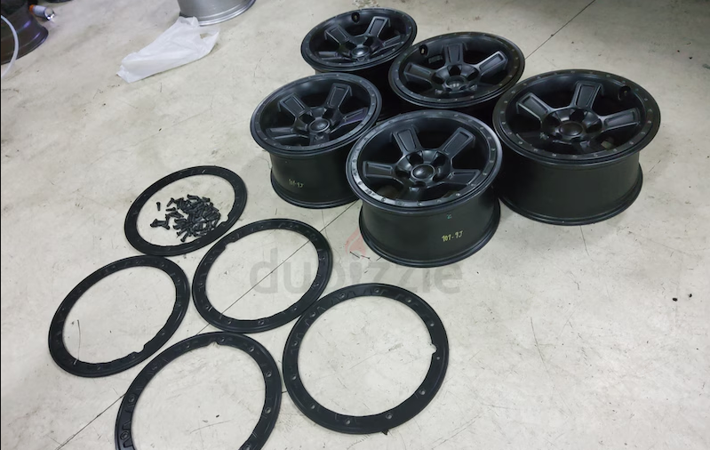 5PCS 100% ORIGINAL MOPAR JPP PERFORMANCE BEADLOCK CAPABLE RIMS FOR JEEP WRANGLER SIZE 17 X 8.5