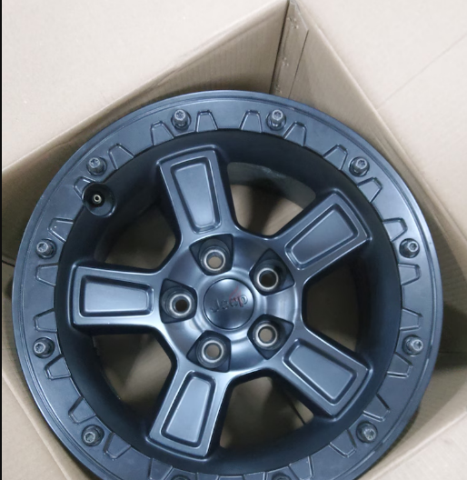 5PCS 100% ORIGINAL MOPAR JPP PERFORMANCE BEADLOCK CAPABLE RIMS FOR JEEP WRANGLER SIZE 17 X 8.5