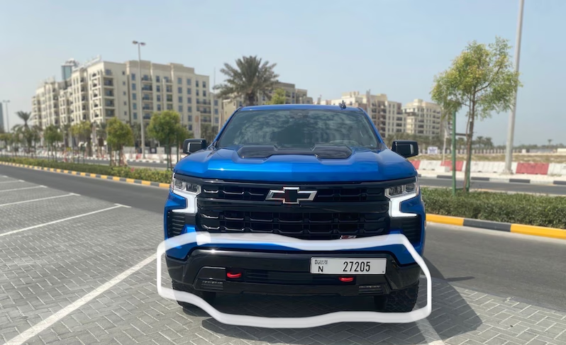 Chevrolet silverado 2022 original bumper for sale CLEAN LIKE NEW