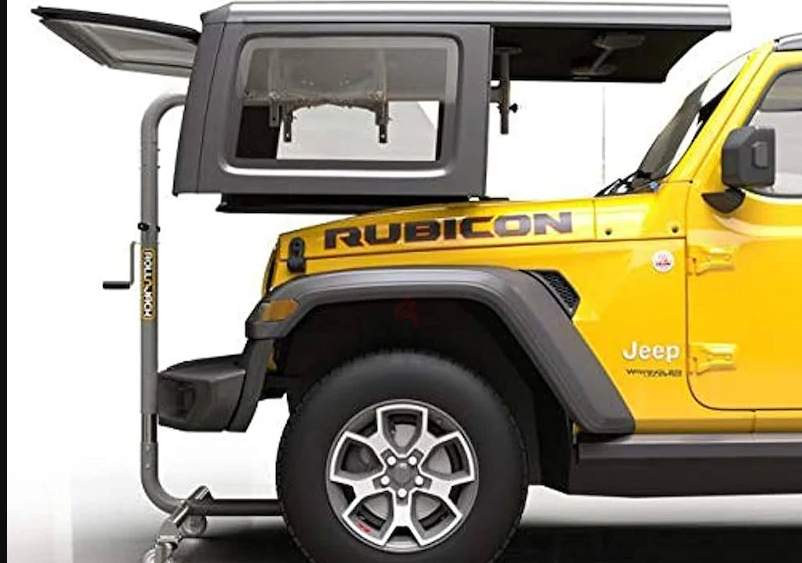 Roll n jack hard top lift for Wrangler